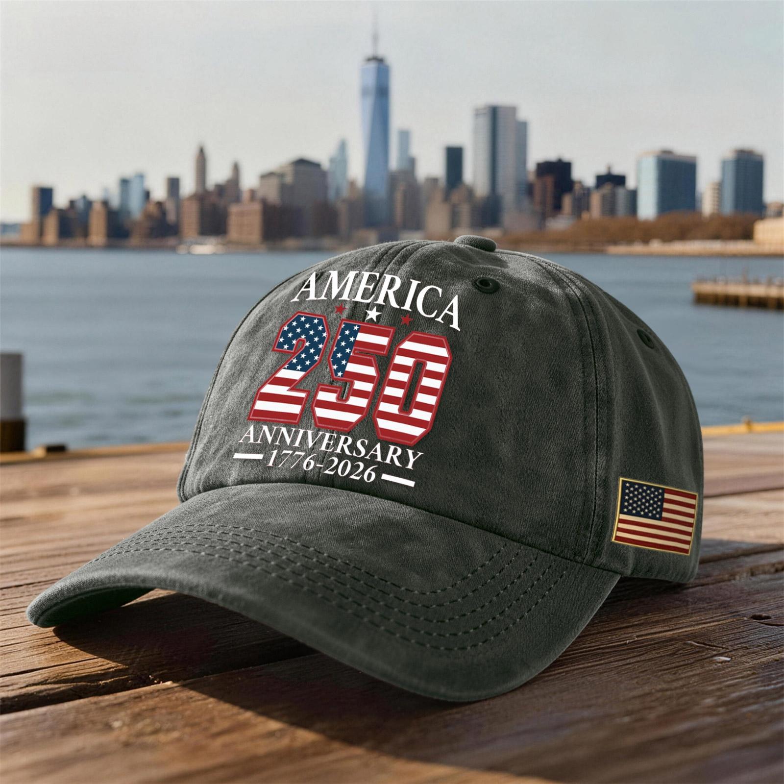 America 250 Anniversary 1776 2026 Baseball Adjustable Fit Embroidered Cotton Casual Hat Patriotic Design Headwear One Size
America 250 Anniversary 1776 2026 Baseball Adjustable Fit Embroidered Cotton Casual Hat Patriotic Design Headwear One Size