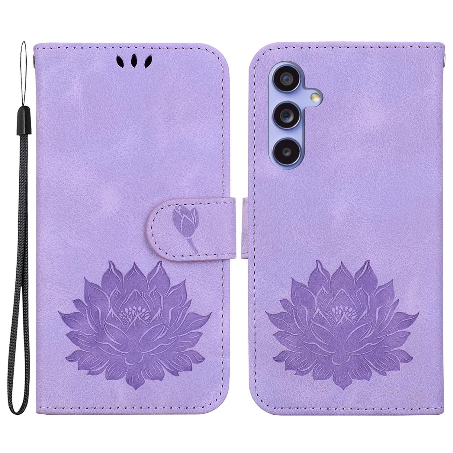 For Samsung Galaxy S23 FE Protective Case Leather Phone Cover Lotus Imprinted Purple
For Samsung Galaxy S23 FE Protective Case Leather Phone Cover Lotus Imprinted Purple