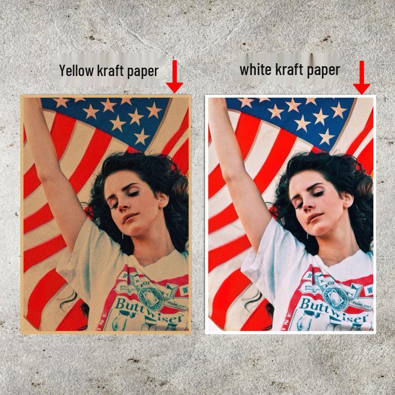 Large Vintage Lana Del Rey Music Star Poster - European & American Style Wall Art Yellow Kraft Paper (No Glue) 30X42 cm
Large Vintage Lana Del Rey Music Star Poster - European & American Style Wall Art Yellow Kraft Paper (No Glue) 30X42 cm