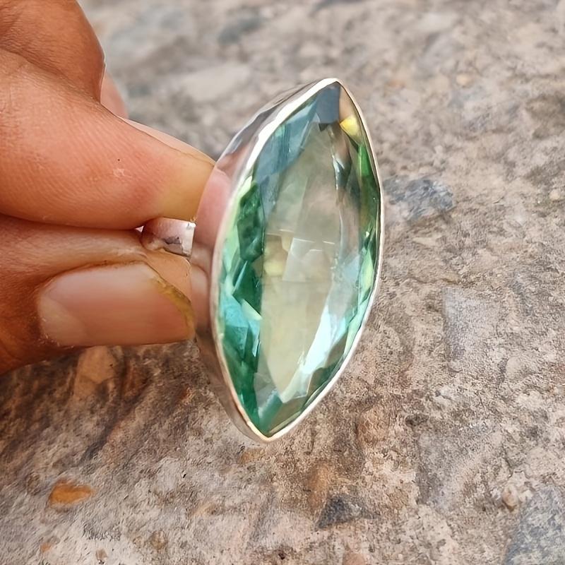 Personalized Retro Design Oval Inlaid Zirconia Ring Ladies Niche Ethnic Style Holiday Accessories Zircon Gifts 7
Personalized Retro Design Oval Inlaid Zirconia Ring Ladies Niche Ethnic Style Holiday Accessories Zircon Gifts 7