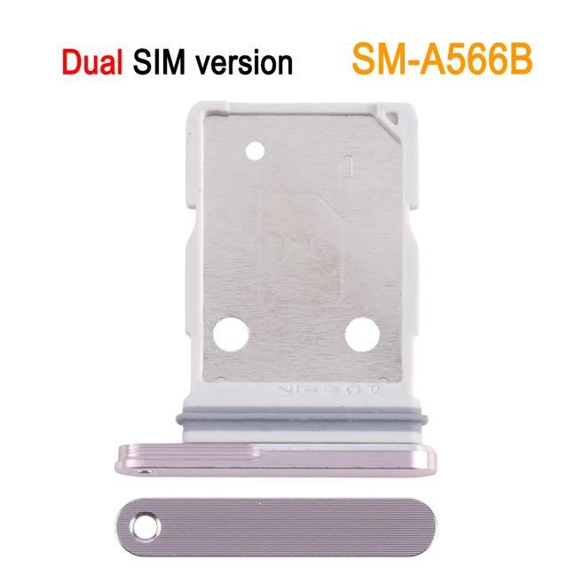 SIM Card Tray for Samsung Galaxy A56 SM-A566B (Dual SIM) and SM-A566U (Single SIM) Versions
SIM Card Tray for Samsung Galaxy A56 SM-A566B (Dual SIM) and SM-A566U (Single SIM) Versions