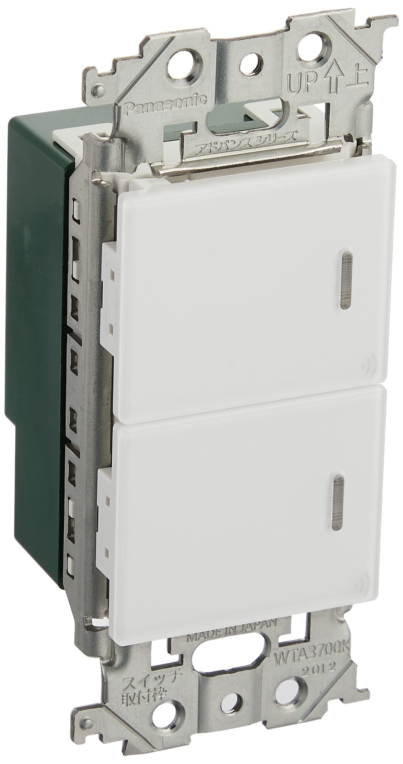 Panasonic ADVANCE Series Link Plus Embedded Double Switch Matte White WTY2402W (3-Wire/Receiver/2 Circuits) (Handle Type)
Panasonic ADVANCE Series Link Plus Embedded Double Switch Matte White WTY2402W (3-Wire/Receiver/2 Circuits) (Handle Type)