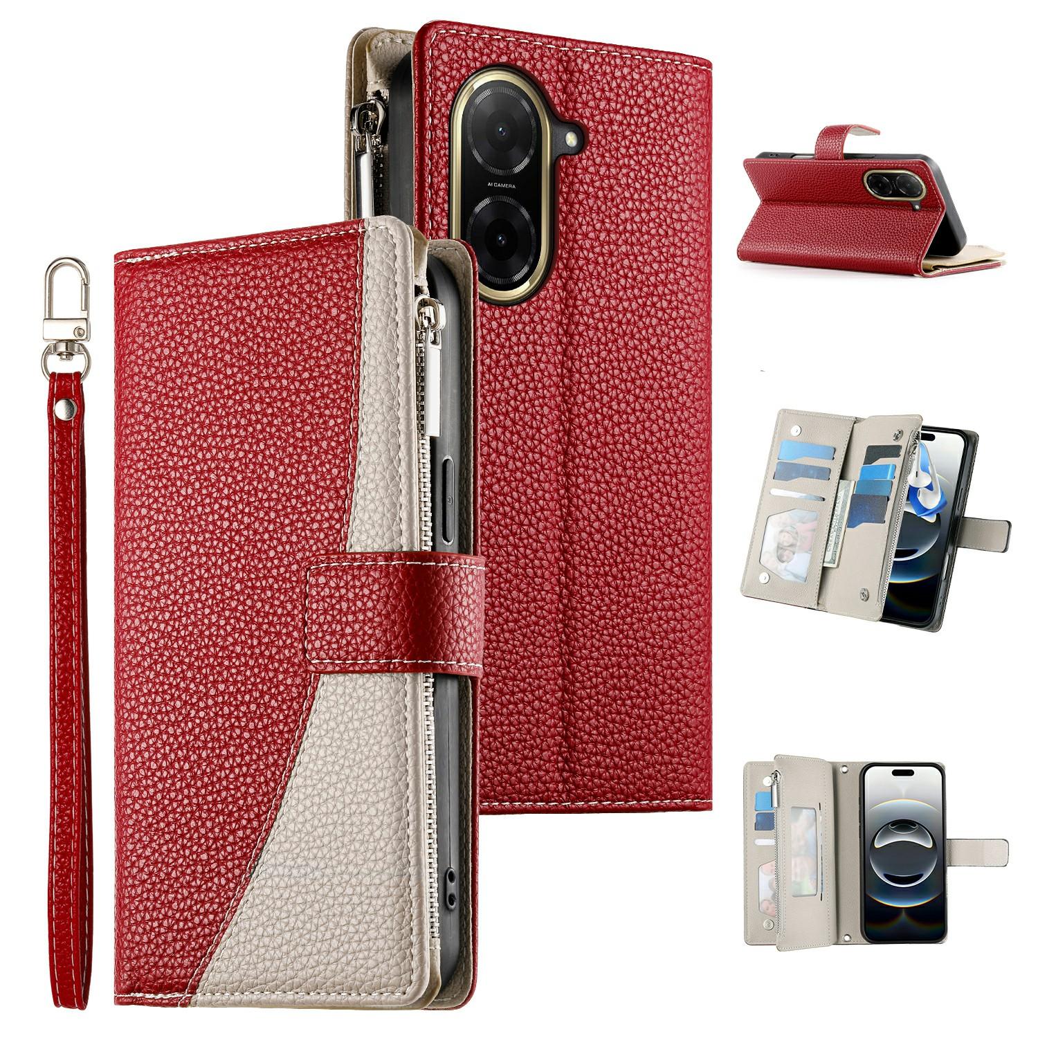For Xiaomi Redmi A5 NFC (EU) (173.45mm) Case Zipper Wallet Color Splicing Leather Flip Phone Cover with Straps
For Xiaomi Redmi A5 NFC (EU) (173.45mm) Case Zipper Wallet Color Splicing Leather Flip Phone Cover with Straps