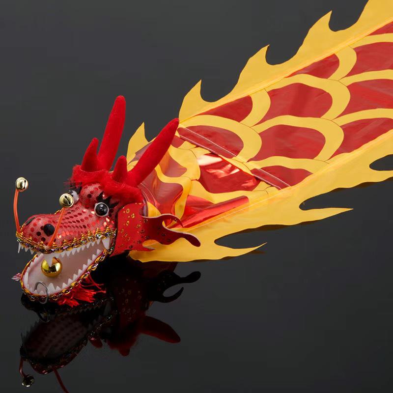 Dragon Dance Colored Ribbons for Outdoor and Fitness Activities Children: 1.5m body + head + rope + backpack
Dragon Dance Colored Ribbons for Outdoor and Fitness Activities Children: 1.5m body + head + rope + backpack