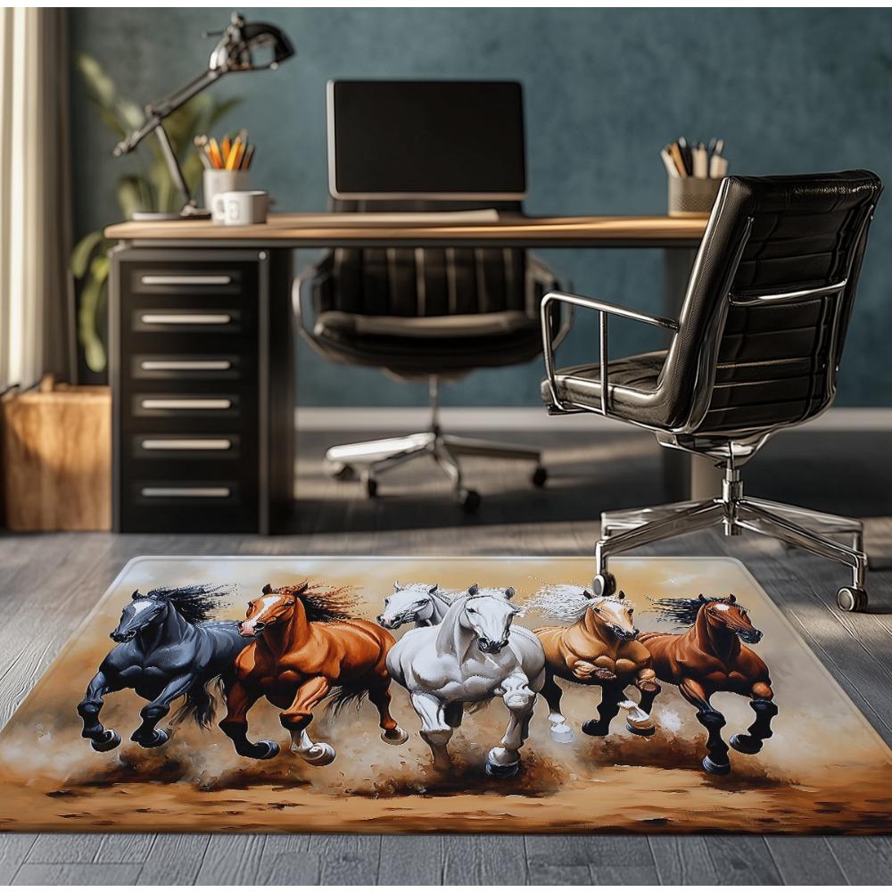 Crystal Velvet Rug Running Horses Artistic Animal Print Living Room Carpet Horse Racing Theme Decorative Floor Mat for Home 50cm x 80cm
Crystal Velvet Rug Running Horses Artistic Animal Print Living Room Carpet Horse Racing Theme Decorative Floor Mat for Home 50cm x 80cm