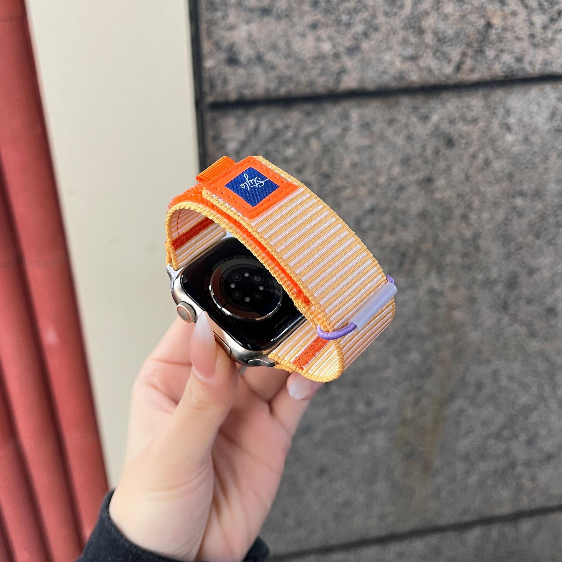 Нейлоновий ремінець-липучка для Applewatchs10 Apple Watch Iwatch987Se (1/2/3 generation 42mm)/44/45/46/49mm universal помаранчевий
Нейлоновий ремінець-липучка для Applewatchs10 Apple Watch Iwatch987Se (1/2/3 generation 42mm)/44/45/46/49mm universal помаранчевий