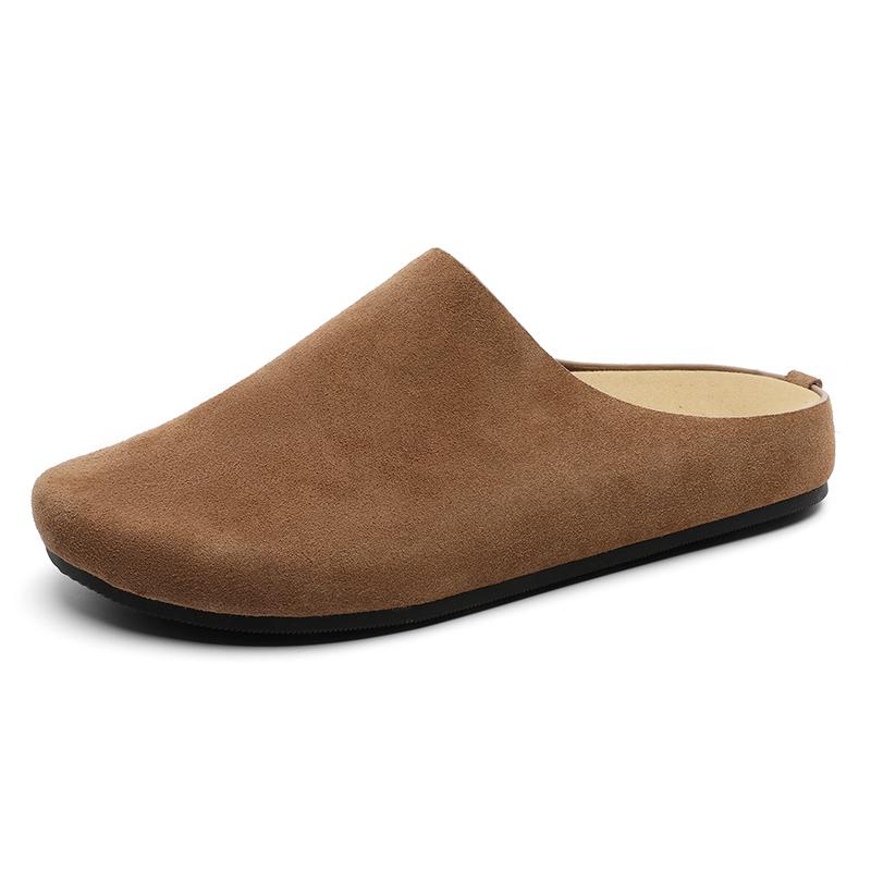 Suede Leather Half Shoes for Men Mules Large Size Semi-Drag Loafers Slippers Open-back Casual Shoes Slides Sandal Slip On Flats 38
Suede Leather Half Shoes for Men Mules Large Size Semi-Drag Loafers Slippers Open-back Casual Shoes Slides Sandal Slip On Flats 38