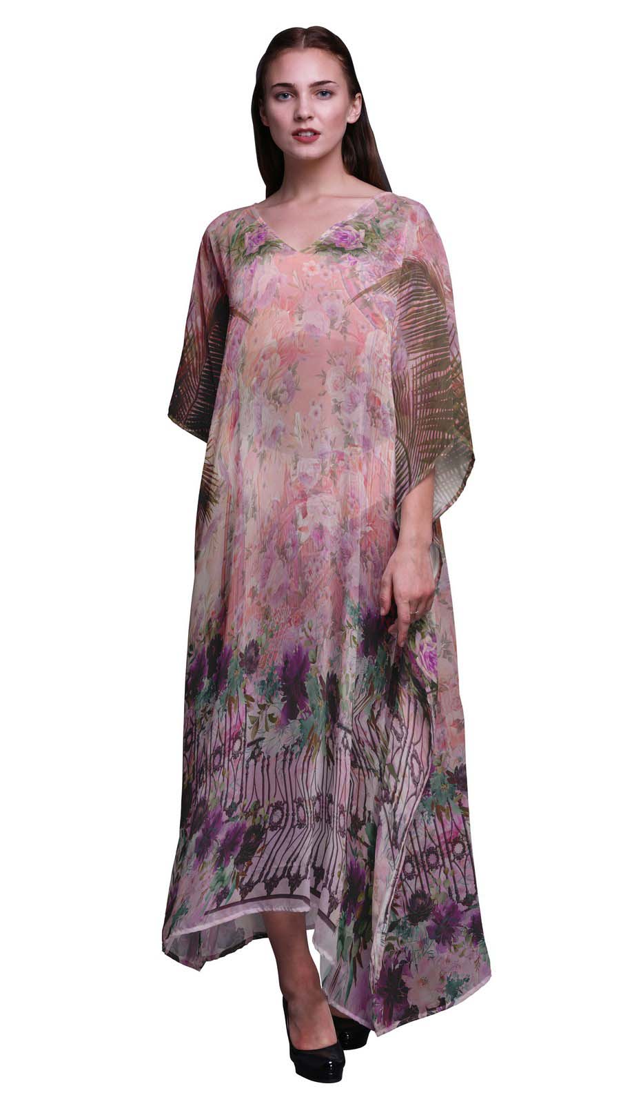 Phagun Floral Mughal Beach Kaftan Bikini Cover up Womena s Maxi Dress Long XL-3X персиковий
Phagun Floral Mughal Beach Kaftan Bikini Cover up Womena s Maxi Dress Long XL-3X персиковий