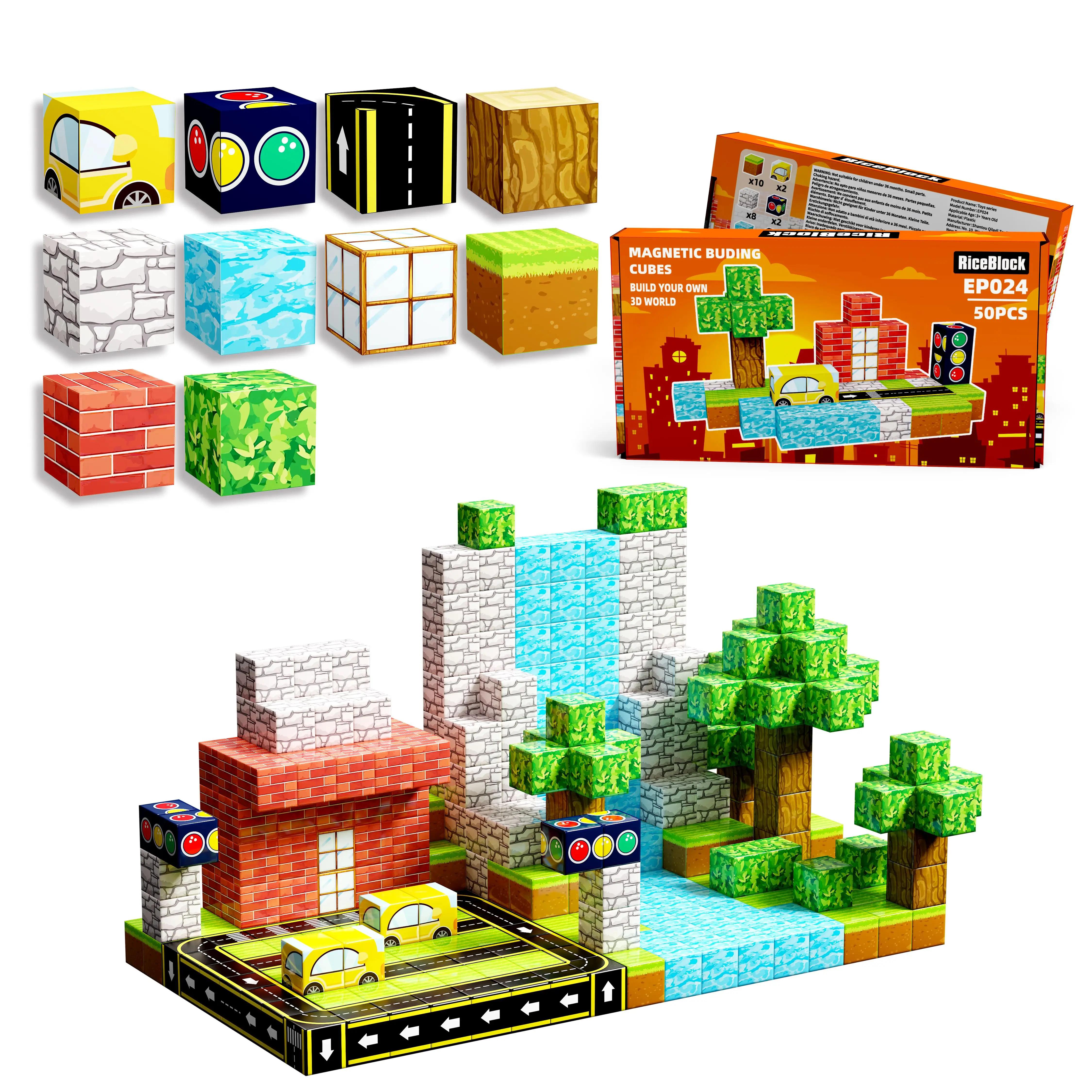 Non-Toxic 50Pcs Magnetic Blockstoys For Children Age 3 4 5 Stem Sensory Kids Games Toys For Toddler Birthday Gifts For 3+ Years Old
Non-Toxic 50Pcs Magnetic Blockstoys For Children Age 3 4 5 Stem Sensory Kids Games Toys For Toddler Birthday Gifts For 3+ Years Old