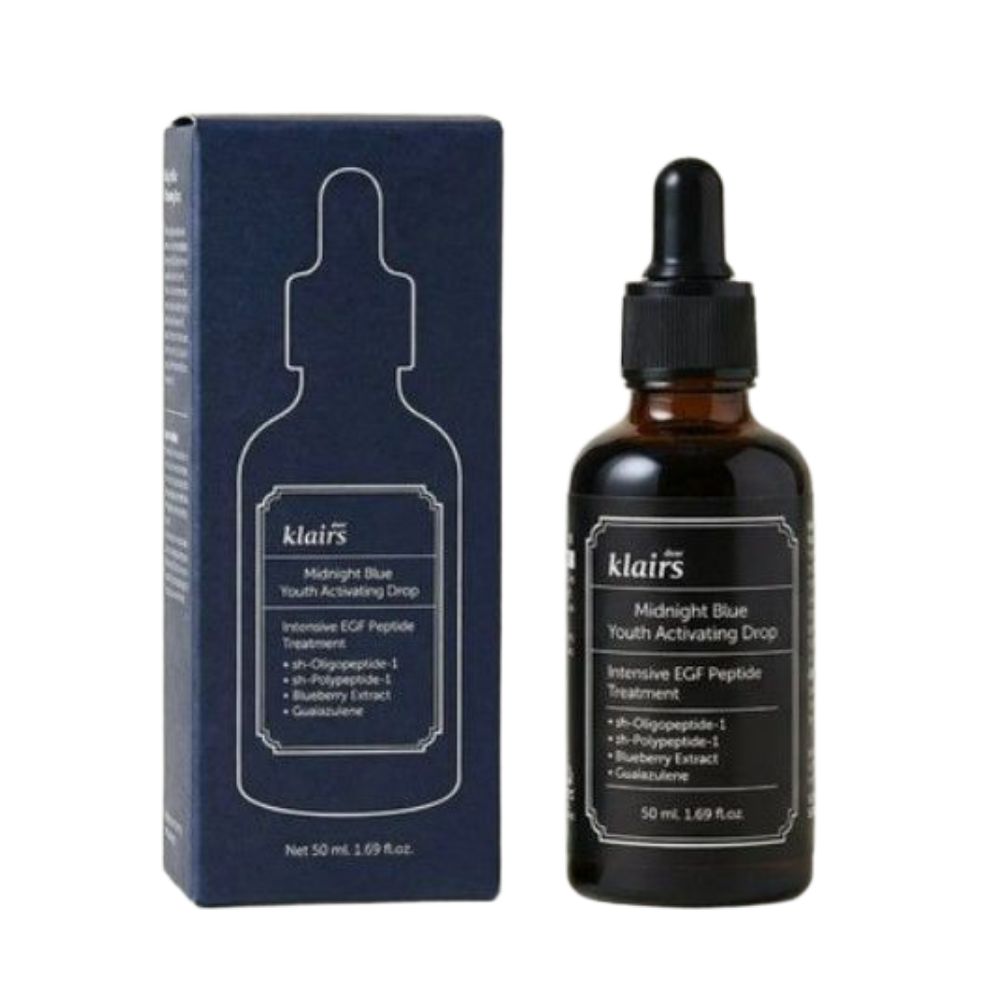 Klairs Midnight Blue Youth Activating Drop Peptide Anti-Aging Ampoule 50ml
Klairs Midnight Blue Youth Activating Drop Peptide Anti-Aging Ampoule 50ml