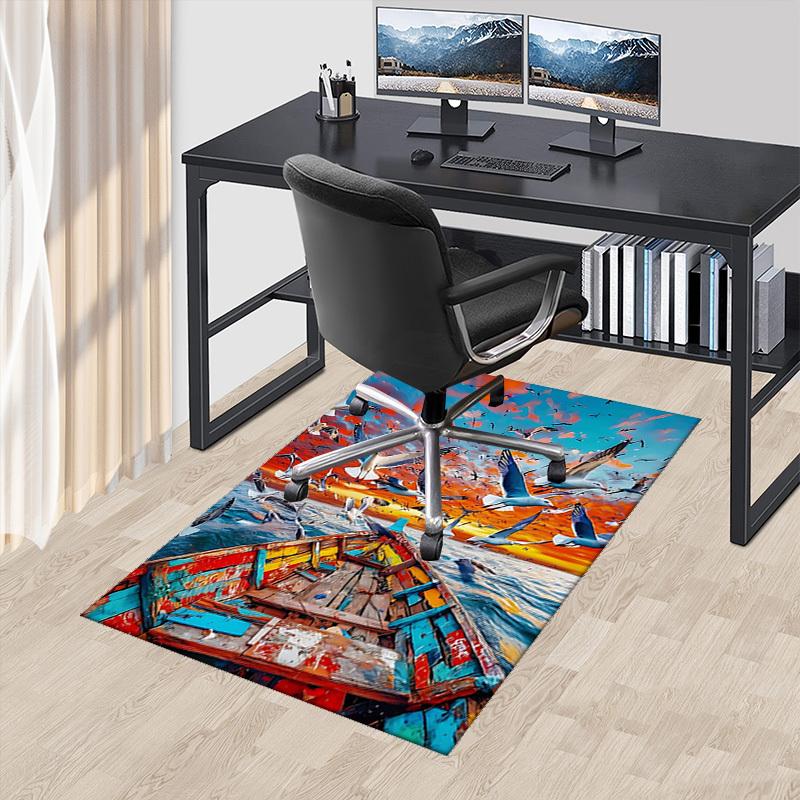 1pc Anime Seagull Chair Mat - Office Desk Rug with Vibrant Sea Sunset Design, Perfect for Anime Lovers and Home Decor Enthusiasts.A096 60cm by 90cm
1pc Anime Seagull Chair Mat - Office Desk Rug with Vibrant Sea Sunset Design, Perfect for Anime Lovers and Home Decor Enthusiasts.A096 60cm by 90cm