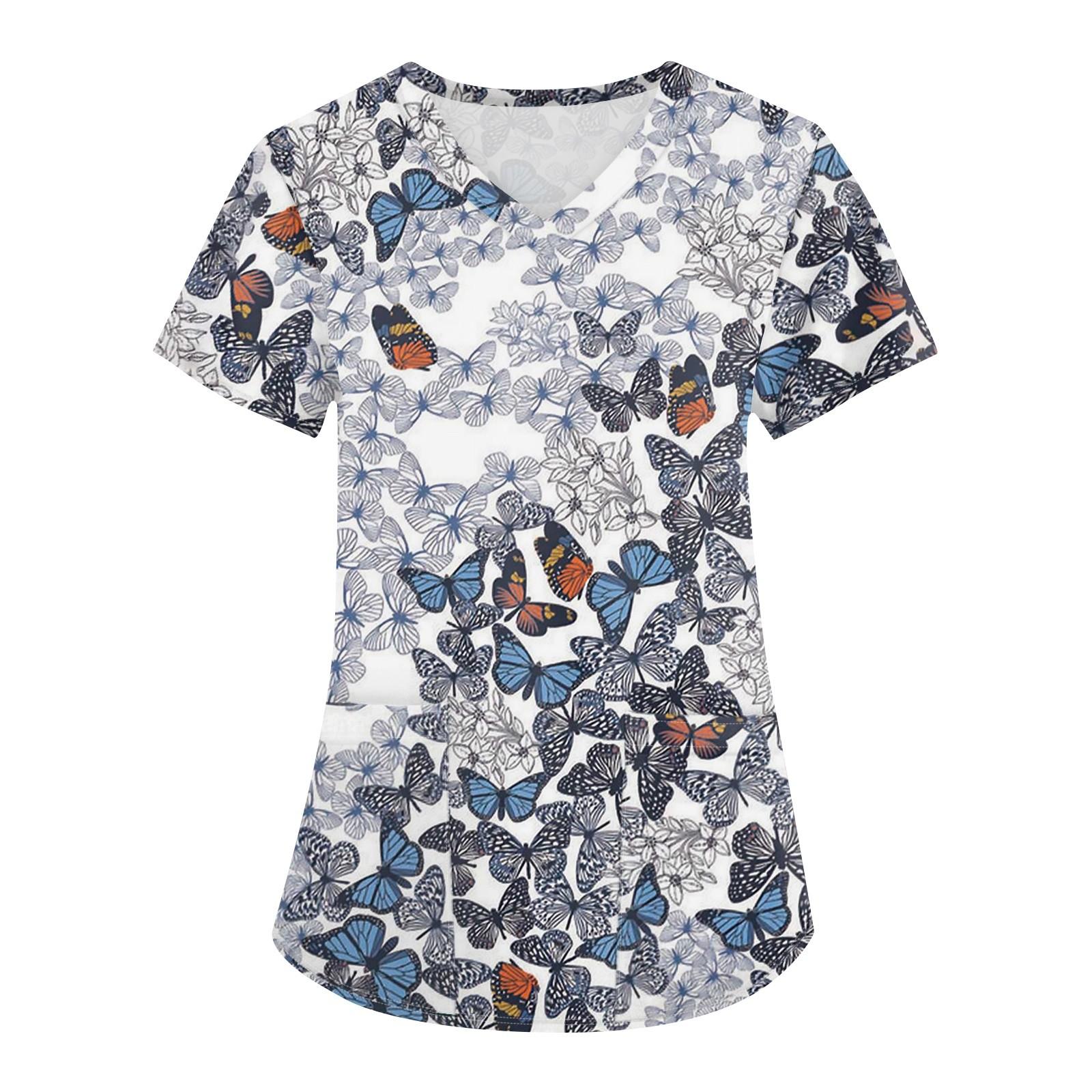 Женская модная футболка с короткими рукавами и v-образным вырезом с принтом, маленькая рабочая футболка с карманами XXXXXL серебряный
Женская модная футболка с короткими рукавами и v-образным вырезом с принтом, маленькая рабочая футболка с карманами XXXXXL серебряный