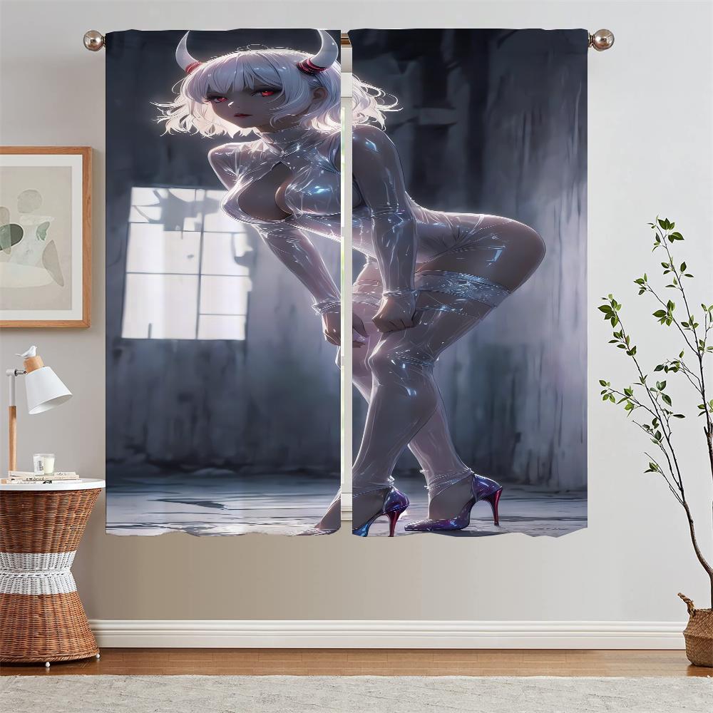 Шторы для спальни с изображением девушки-демона, затемняющие шторы для гостиной, шифоновые шторы с подхватами, кудри, затемняющие шторы, комплект из 2 шт., щупальца W50xH70cmx2pcs-CL
Шторы для спальни с изображением девушки-демона, затемняющие шторы для гостиной, шифоновые шторы с подхватами, кудри, затемняющие шторы, комплект из 2 шт., щупальца W50xH70cmx2pcs-CL