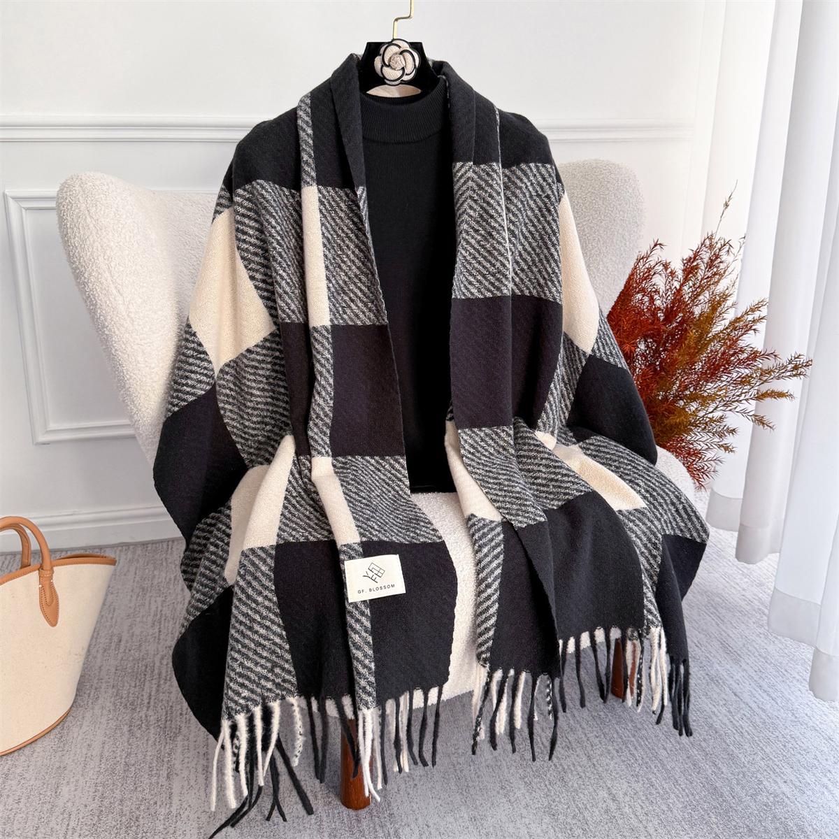 Тепла шаль жіночий шарф розкішний кашеміровий зимовий плед накидка повсякденний картатий принт пашміна буфанда дорожнє пончо стола ешарп 60x180cm
Тепла шаль жіночий шарф розкішний кашеміровий зимовий плед накидка повсякденний картатий принт пашміна буфанда дорожнє пончо стола ешарп 60x180cm