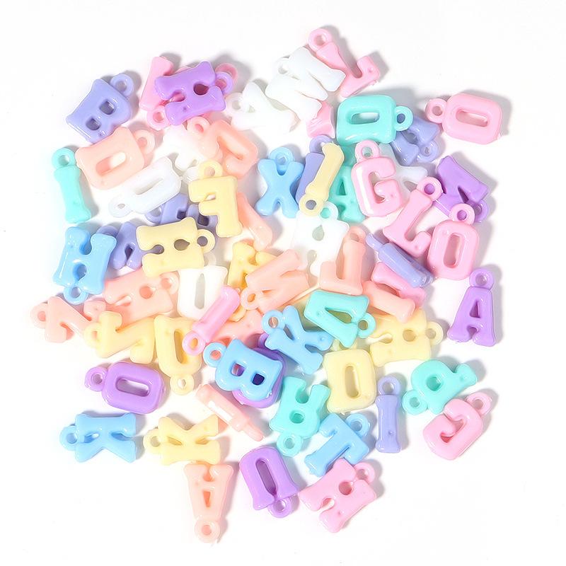 Z69 100Pcs Color Mixing Plastic Mixed Letter Pendant Jewelry Making DIY Bracelet Exquisite Earrings Pendant Trend Accessories 100pcs
Z69 100Pcs Color Mixing Plastic Mixed Letter Pendant Jewelry Making DIY Bracelet Exquisite Earrings Pendant Trend Accessories 100pcs