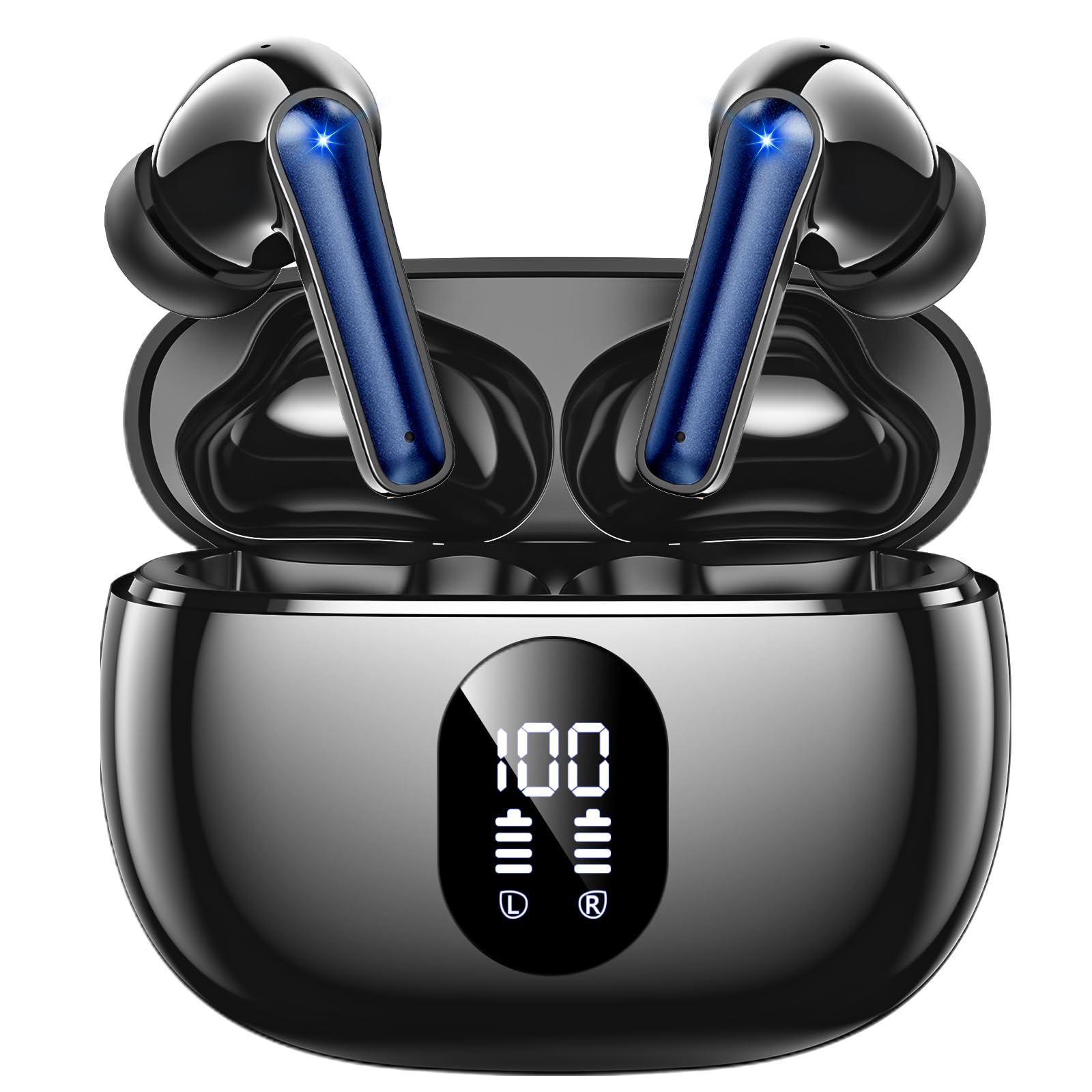 Earphones bluetooth wireless earphones 48 hours playback time Deep bass LED display Compactlightweight IPX7 waterproof Bluetooth Instant connection
Earphones bluetooth wireless earphones 48 hours playback time Deep bass LED display Compactlightweight IPX7 waterproof Bluetooth Instant connection