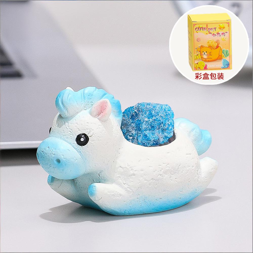 Cute Resin Horse Ornaments Crystal Stone Animal Figures Desktop Decoration 2026 New Year Exquisite Home Decoration Crafts синий
Cute Resin Horse Ornaments Crystal Stone Animal Figures Desktop Decoration 2026 New Year Exquisite Home Decoration Crafts синий