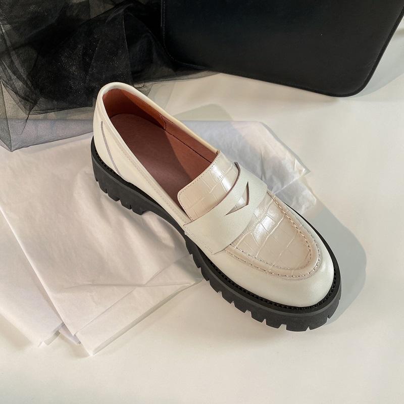 Мокасины Mezereon Slip On Loafers 3,5 см со средней подошвой, с круглым носком, повседневная обувь на платформе, вулканизированная обувь, мокасины из коровьей кожи
Мокасины Mezereon Slip On Loafers 3,5 см со средней подошвой, с круглым носком, повседневная обувь на платформе, вулканизированная обувь, мокасины из коровьей кожи