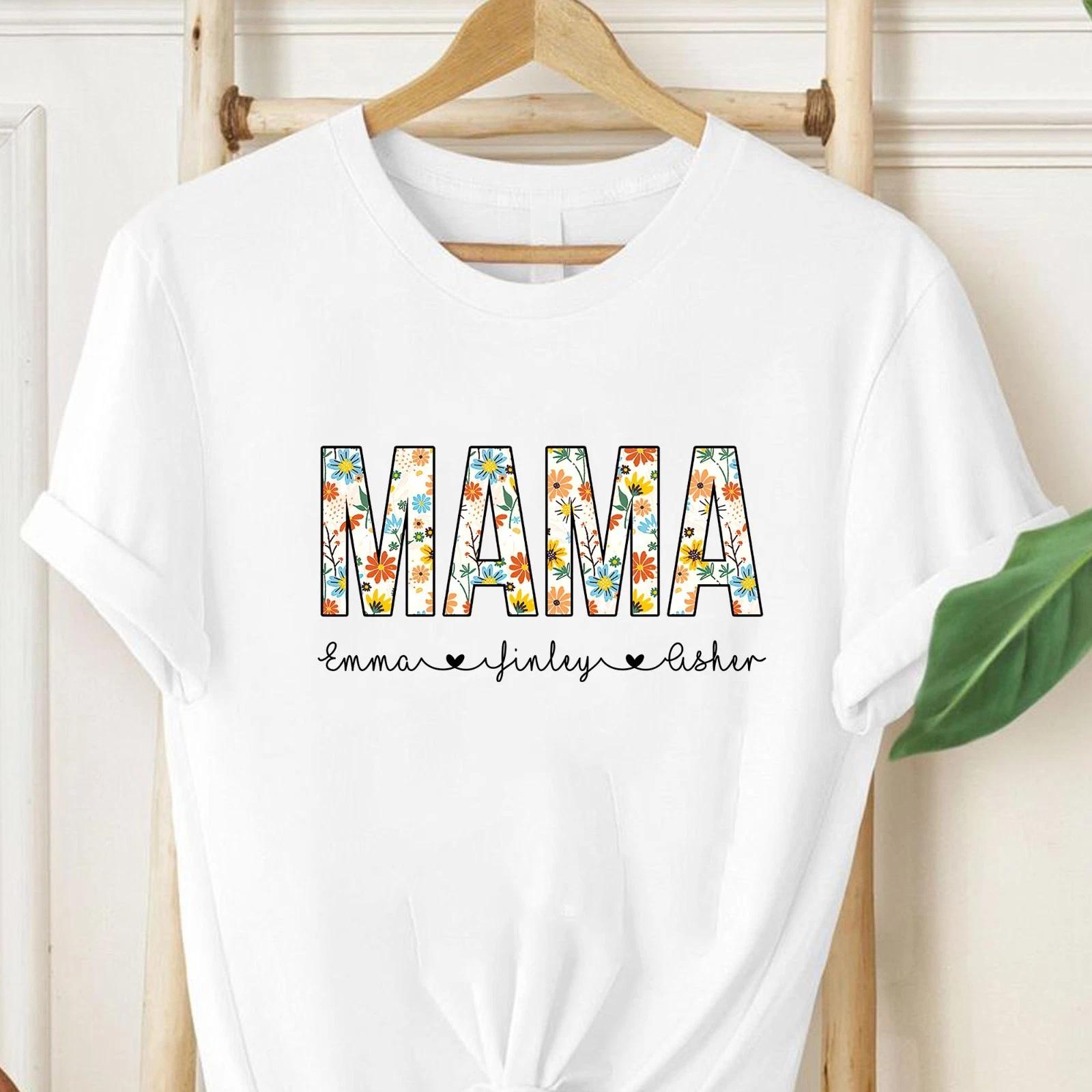 Vintage Floral Mama T-shirt, Custom Kids Names, Personalized Mother s Day Gift XL
Vintage Floral Mama T-shirt, Custom Kids Names, Personalized Mother s Day Gift XL