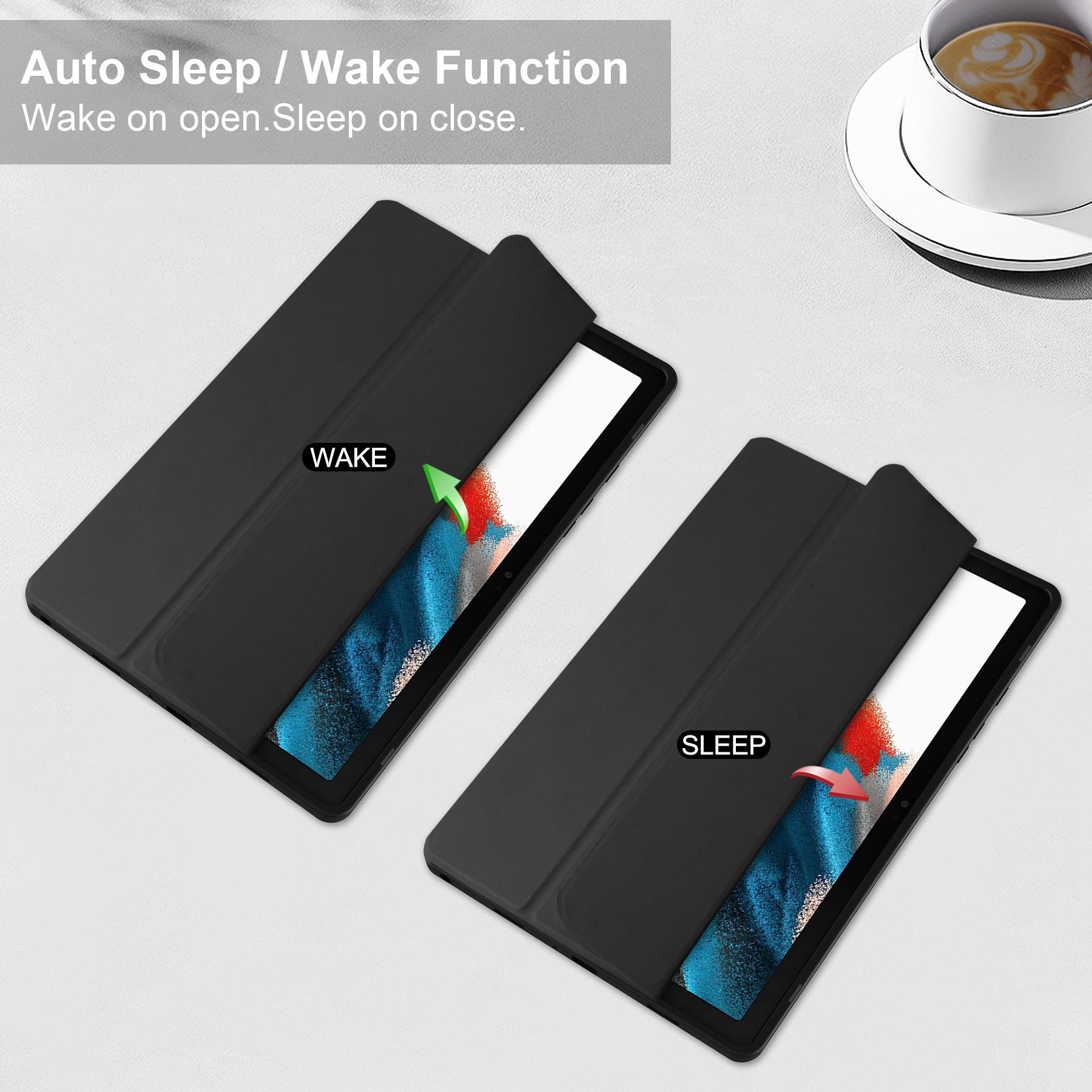 Clear Back Cover for Samsung Galaxy Tab A9+ PU+TPU+Acrylic Tablet Case with Pen Slot Black
Clear Back Cover for Samsung Galaxy Tab A9+ PU+TPU+Acrylic Tablet Case with Pen Slot Black