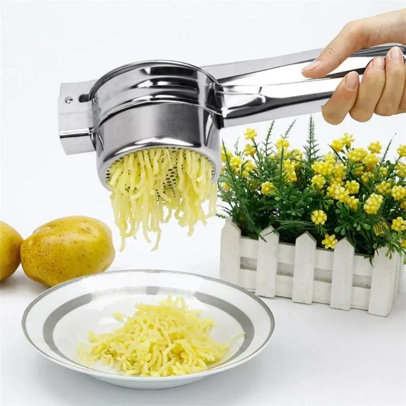 Stainless SteelPotato Machine for Potatos Fruit Vegetable Juicer PresserPotato Mashers Ricers Kitchen Cooking Tools Kitchengadg A
Stainless SteelPotato Machine for Potatos Fruit Vegetable Juicer PresserPotato Mashers Ricers Kitchen Cooking Tools Kitchengadg A