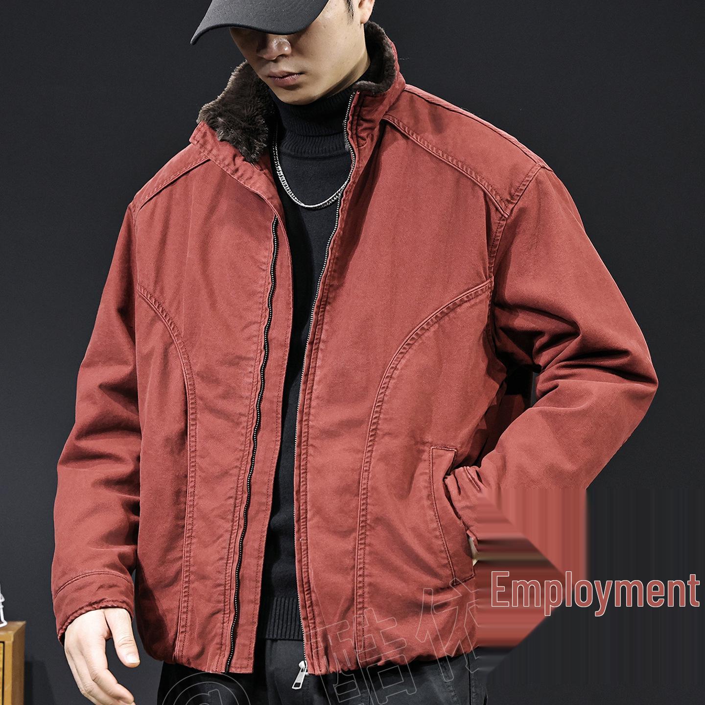 Men s Wool Collar Casual Winter Jacket, 2025 Edition - Thick Warm Cotton Padded, Plus Size Available 2XL for 80-90 kg
Men s Wool Collar Casual Winter Jacket, 2025 Edition - Thick Warm Cotton Padded, Plus Size Available 2XL for 80-90 kg