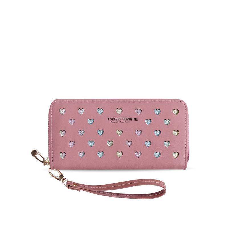 JMXD- Wallet Women s Long Zipper Large Capacity Mobile Phone Bag Fashion Love Color Hollow Clutch Women s Bag
JMXD- Wallet Women s Long Zipper Large Capacity Mobile Phone Bag Fashion Love Color Hollow Clutch Women s Bag