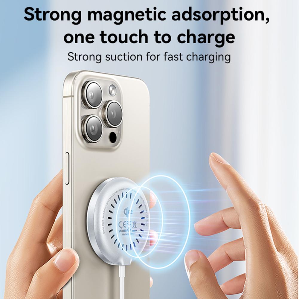 YESIDO DS24 QI2 Round Magnetic Wireless Charger Phone Type-C Cable Charging Pad As Shown A
YESIDO DS24 QI2 Round Magnetic Wireless Charger Phone Type-C Cable Charging Pad As Shown A