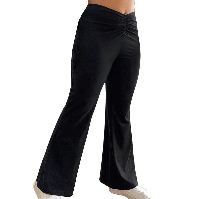 European & American Plus Size Women s Black V-Waist Micro-Flare Pants, Slimming Elastic Fit for Spring & Autumn 3XL чорний
European & American Plus Size Women s Black V-Waist Micro-Flare Pants, Slimming Elastic Fit for Spring & Autumn 3XL чорний