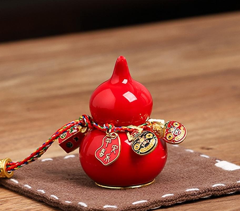 BEPAN Ceramic Peace Gourd Tea Pet Ornament Car Dashboard Decor Small Pendant Fortune Attracting Home Interior Decoration Accessories красный
BEPAN Ceramic Peace Gourd Tea Pet Ornament Car Dashboard Decor Small Pendant Fortune Attracting Home Interior Decoration Accessories красный