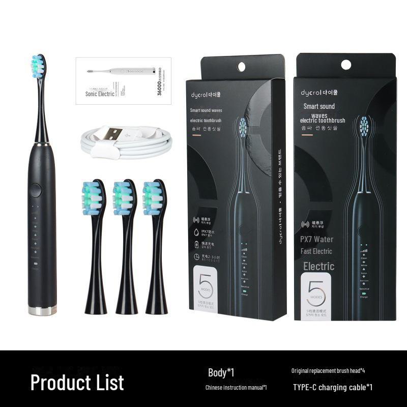 Японська звукова зубна щітка з магнітною левітацією для дорослих - м яка щетина для пар
Японська звукова зубна щітка з магнітною левітацією для дорослих - м яка щетина для пар