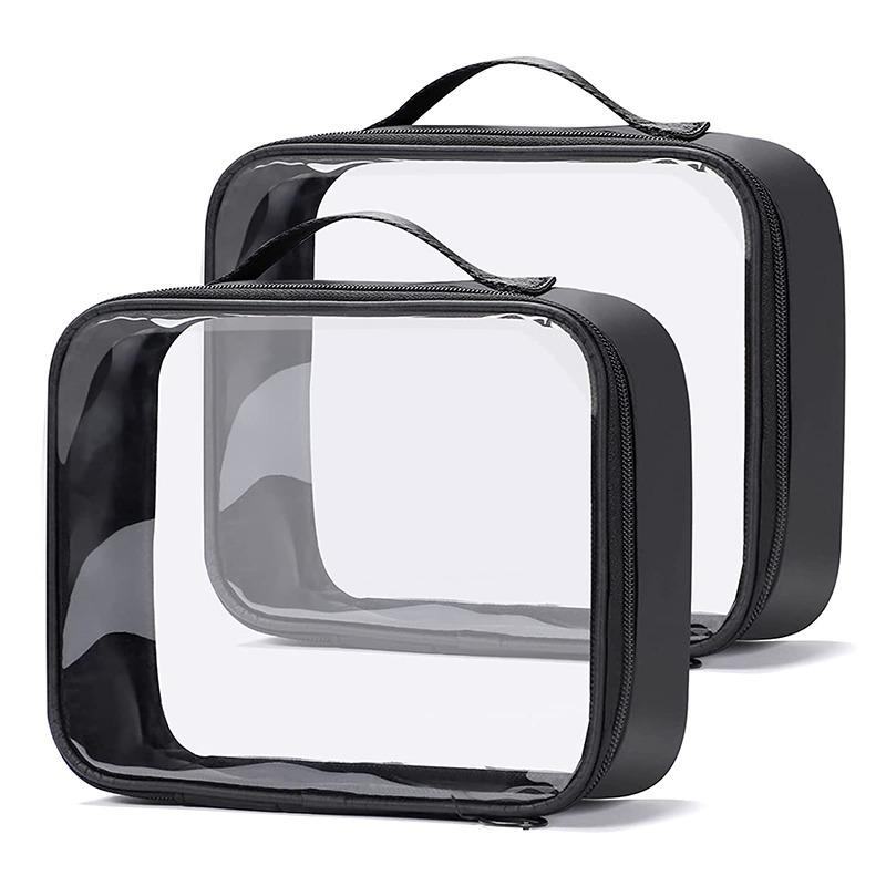 Waterproof PVC Cosmetic Bag Makeup Soft Transparent Box Toiletry Bath Product Storage Pouch Anti Dirty Rectangular Wash Bags чорний
Waterproof PVC Cosmetic Bag Makeup Soft Transparent Box Toiletry Bath Product Storage Pouch Anti Dirty Rectangular Wash Bags чорний