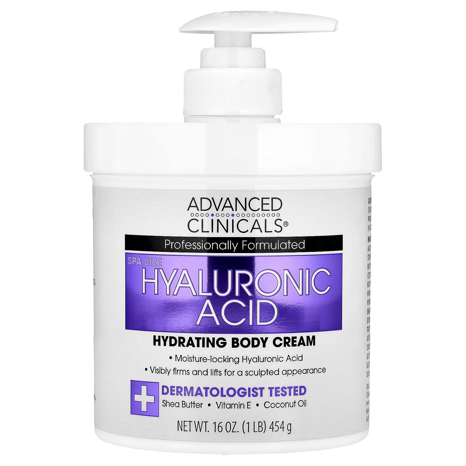 Hyaluronic Acid Hydrating Body Cream, 454G(16Oz) 
Hyaluronic Acid Hydrating Body Cream, 454G(16Oz)