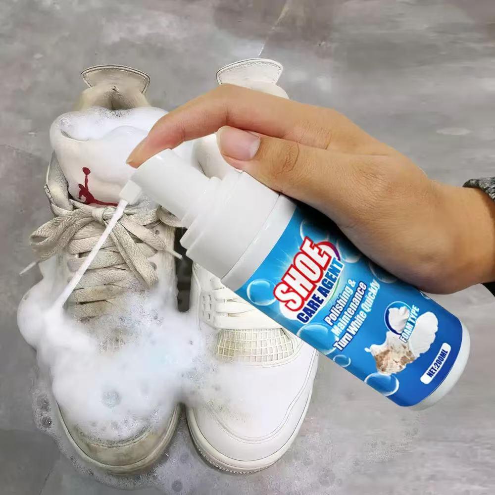 White Shoe Cleaning Foam Mousse - Dry Cleaner and Brush for Mesh Shoes
White Shoe Cleaning Foam Mousse - Dry Cleaner and Brush for Mesh Shoes