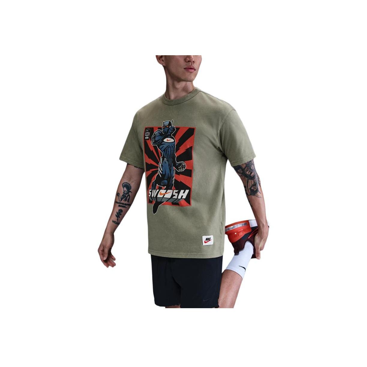 Nike Swoosh Max 90 Хлопковая Свободная Дышащая Футболка с Коротким Рукавом Мужские Топы Светло-Армейский-Зеленый HJ3673-320 XL
Nike Swoosh Max 90 Хлопковая Свободная Дышащая Футболка с Коротким Рукавом Мужские Топы Светло-Армейский-Зеленый HJ3673-320 XL