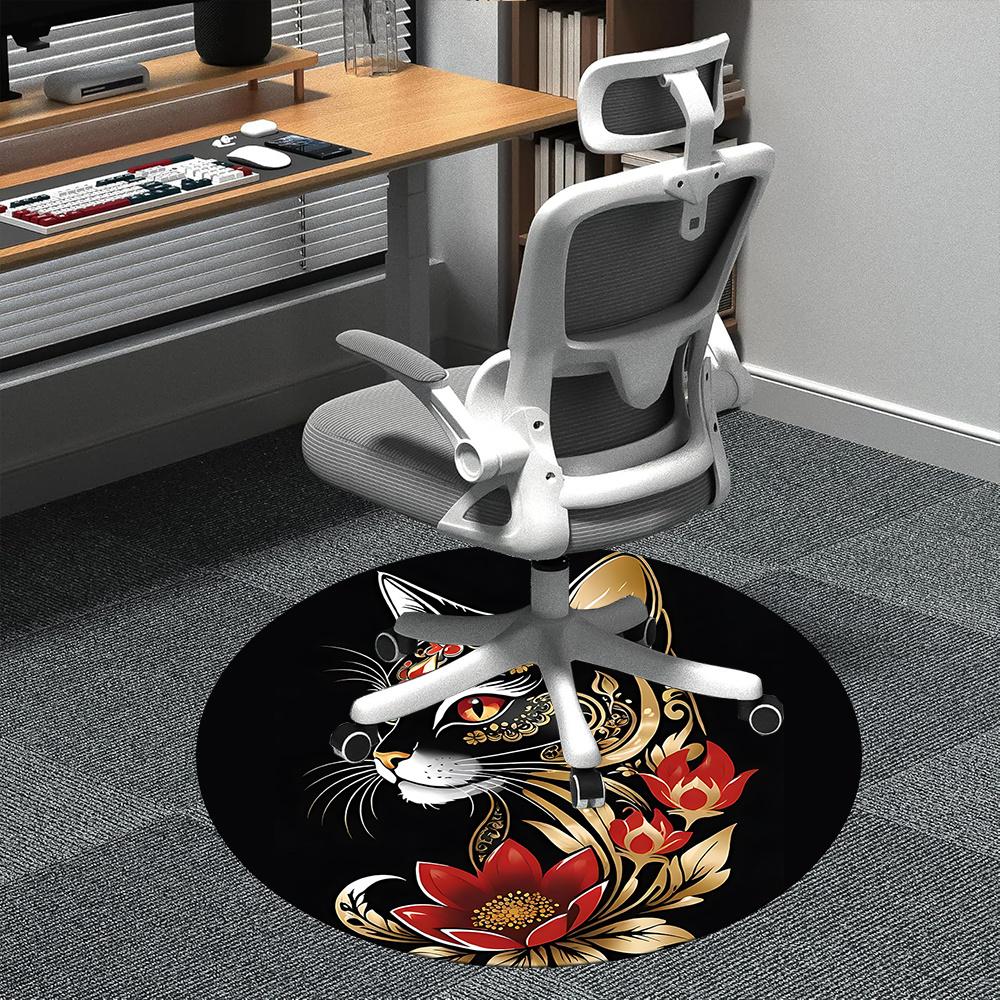1pc Cat Flowers Office Round Area Rug, Indoor Mat Suitable ForOffice, Under Office Chairs Bedroom Living Room Home Decor, Room Deco 011 80cm by 80cm
1pc Cat Flowers Office Round Area Rug, Indoor Mat Suitable ForOffice, Under Office Chairs Bedroom Living Room Home Decor, Room Deco 011 80cm by 80cm