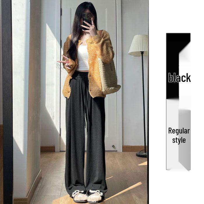 Women s High-Waisted Grey Wide-Leg Pants - Spring & Autumn Slimming Casual Fashion 2026 S
Women s High-Waisted Grey Wide-Leg Pants - Spring & Autumn Slimming Casual Fashion 2026 S