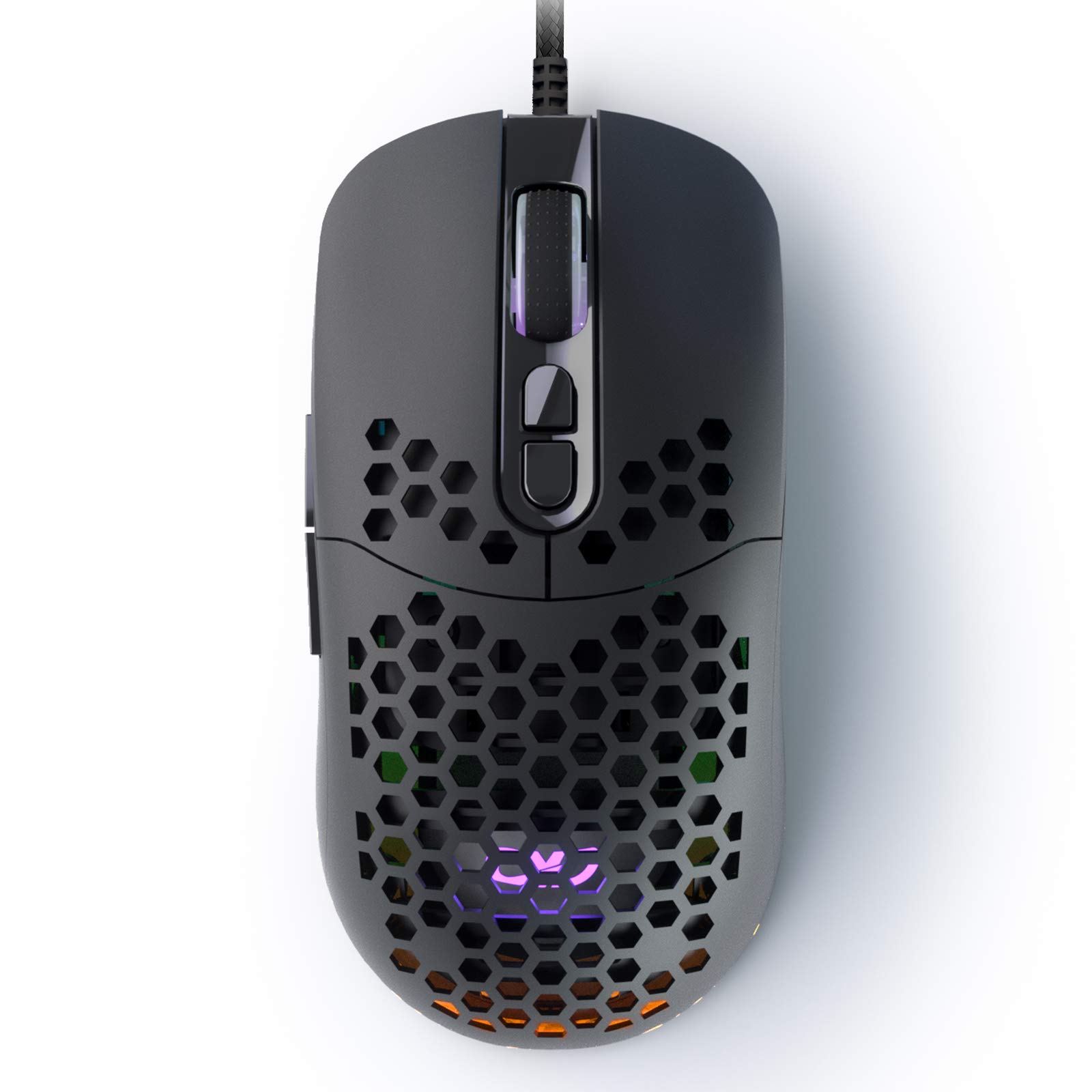 CYD C306 70g Ultra Lightweight Honeycomb Gaming Mouse Gaming PC Wired Mouse 7200 Adjustable DPI Ergonomic Design USB Gaming Mouse 7 Programmable
CYD C306 70g Ultra Lightweight Honeycomb Gaming Mouse Gaming PC Wired Mouse 7200 Adjustable DPI Ergonomic Design USB Gaming Mouse 7 Programmable