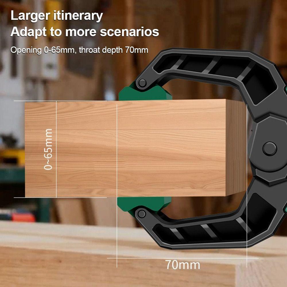 Durable Plastic Quick Clamp Non-slip Handle Multi-Purpose Woodworking Tool Spring Clamps Carpentry Clips Hand Tool 4inch
Durable Plastic Quick Clamp Non-slip Handle Multi-Purpose Woodworking Tool Spring Clamps Carpentry Clips Hand Tool 4inch
