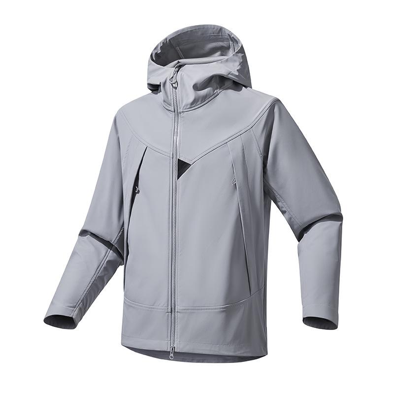 Women Men s Softshell Jacket with Hood Waterproof Windbreaker Lightweight Rain Shell Jacket for Outdoor Hiking Travel 3XL сірий
Women Men s Softshell Jacket with Hood Waterproof Windbreaker Lightweight Rain Shell Jacket for Outdoor Hiking Travel 3XL сірий