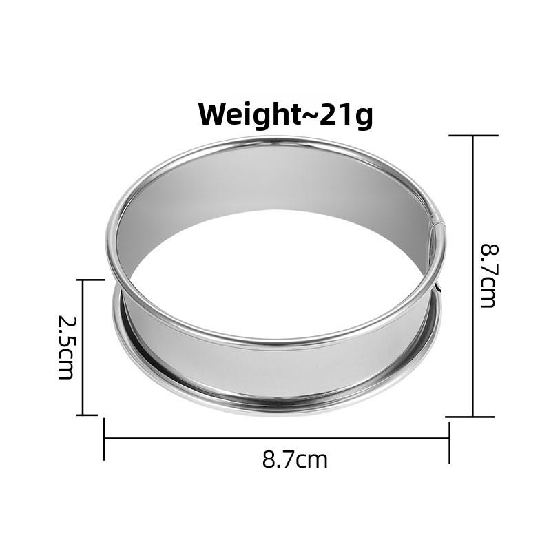 Специальная вырубка для пончиков ручной лепки для домашней выпечки 304 mousse ring 8cm
Специальная вырубка для пончиков ручной лепки для домашней выпечки 304 mousse ring 8cm