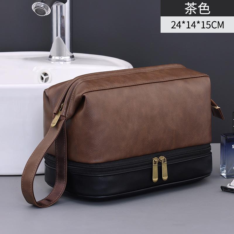 Light Luxury Texture Business Travel Double-layer Partition Wash Bag Portable Skincare Storage Waterproof Makeup
Light Luxury Texture Business Travel Double-layer Partition Wash Bag Portable Skincare Storage Waterproof Makeup