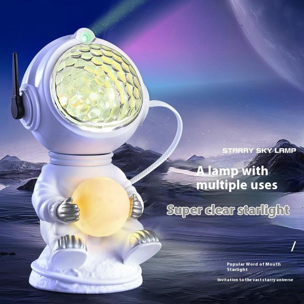 JN2317 Cartoon Astronaut Projection Lamp Water Ripple Starry Sky Projector Decorative Night Light A
JN2317 Cartoon Astronaut Projection Lamp Water Ripple Starry Sky Projector Decorative Night Light A