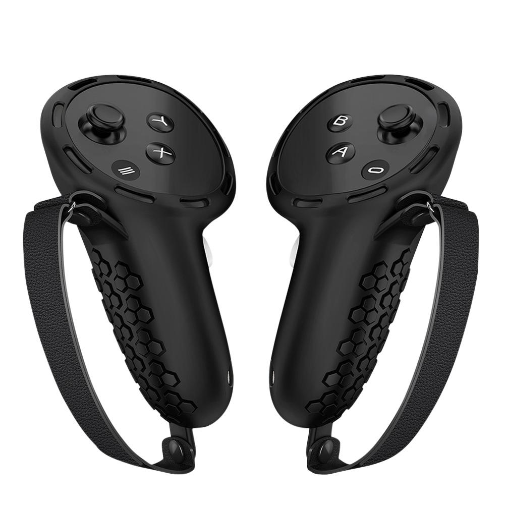 Silicone Grip Protector Covers Anti-Scratch Controllers Grip Cover Anti-Slip Dustproof Adjustable Wrist Strap for Oculus Quest 3 чёрный
Silicone Grip Protector Covers Anti-Scratch Controllers Grip Cover Anti-Slip Dustproof Adjustable Wrist Strap for Oculus Quest 3 чёрный