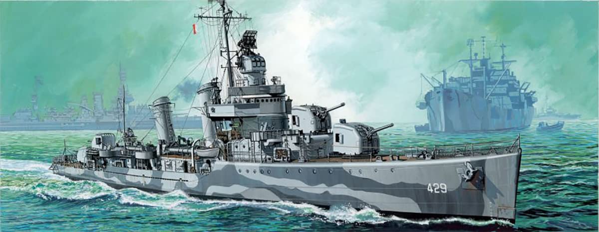 Platz Dragon WWII ВМС США Клас Грівз Лівермор 1942 Пластикова модель DR1027 1/350 U.S.S.. ДД-429
Platz Dragon WWII ВМС США Клас Грівз Лівермор 1942 Пластикова модель DR1027 1/350 U.S.S.. ДД-429