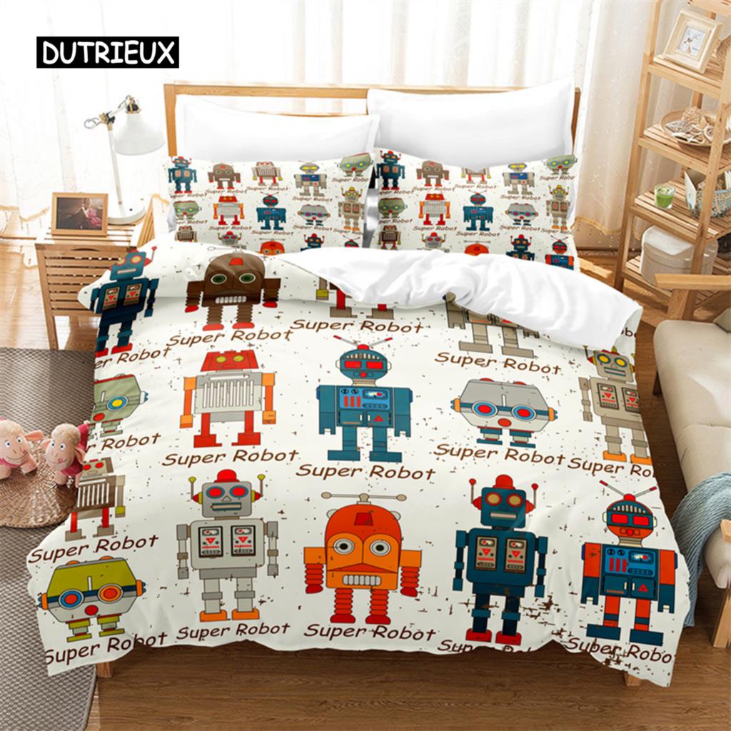 Cartoon Children Robot Bedding Set Duvet Cover Set 3d Bedding Digital Printing Bed Linen Queen Size Bedding Set Fashion Design EU single(135x200cm)
Cartoon Children Robot Bedding Set Duvet Cover Set 3d Bedding Digital Printing Bed Linen Queen Size Bedding Set Fashion Design EU single(135x200cm)