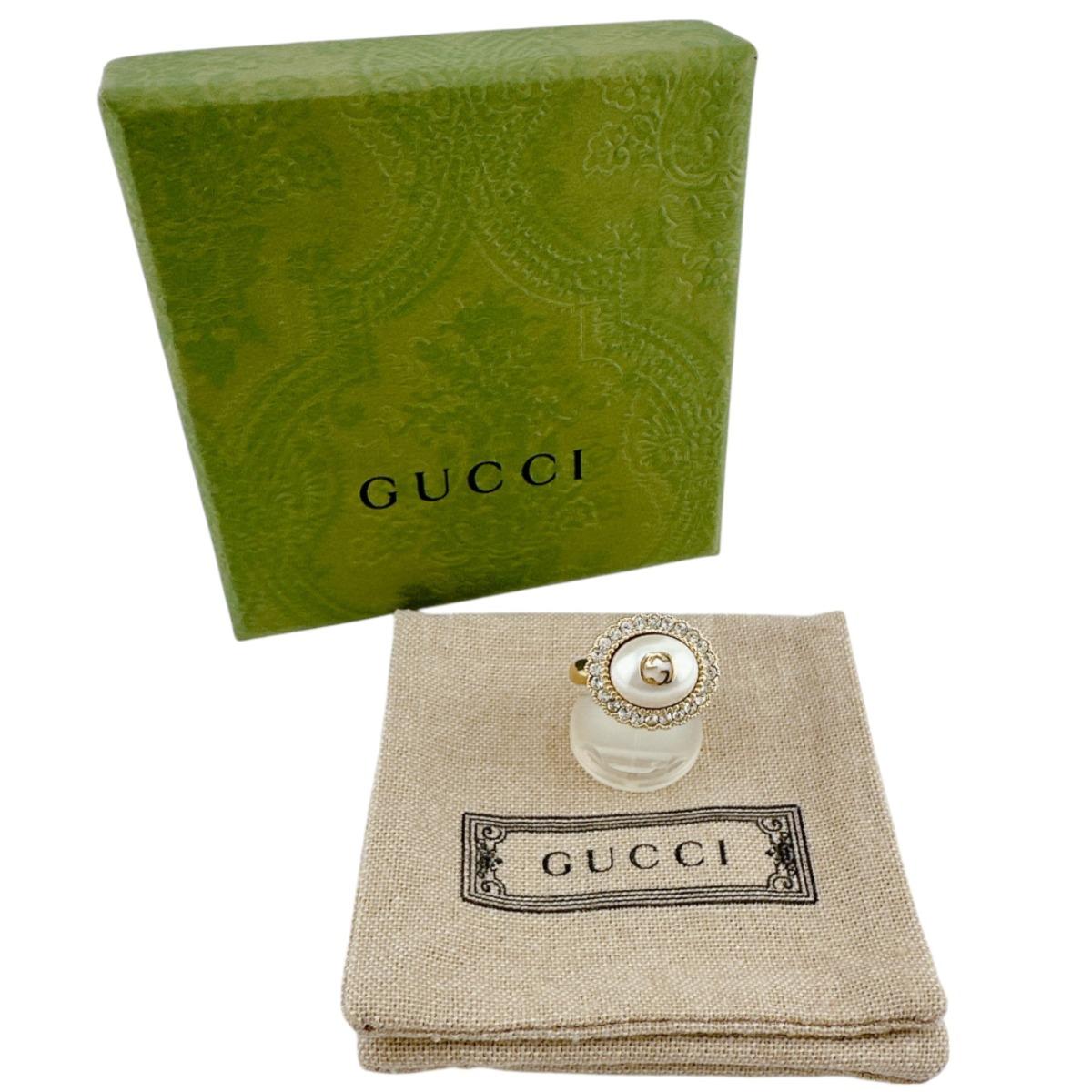 GUCCI Chain effect ring GG S size Flower ring Ring metal gold Used
GUCCI Chain effect ring GG S size Flower ring Ring metal gold Used