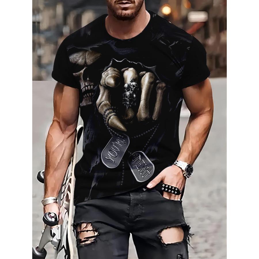 Летняя футболка больших размеров с коротким рукавом, мужская одежда, черная футболка с 3d принтом, мужская повседневная спортивная футболка, мужская футболка XXXL
Летняя футболка больших размеров с коротким рукавом, мужская одежда, черная футболка с 3d принтом, мужская повседневная спортивная футболка, мужская футболка XXXL