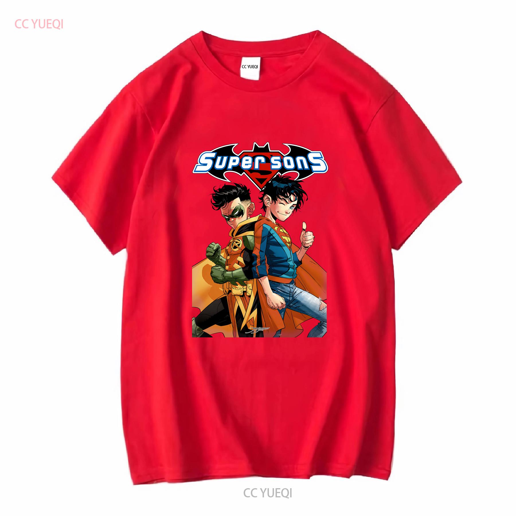 Футболка Super Sons Супербой Робин Дэмиен Уэйн Джон Кент Jimenez Арт винтажная Стирка Мягкая уличная Одежда Топ для повседневной носки S
Футболка Super Sons Супербой Робин Дэмиен Уэйн Джон Кент Jimenez Арт винтажная Стирка Мягкая уличная Одежда Топ для повседневной носки S