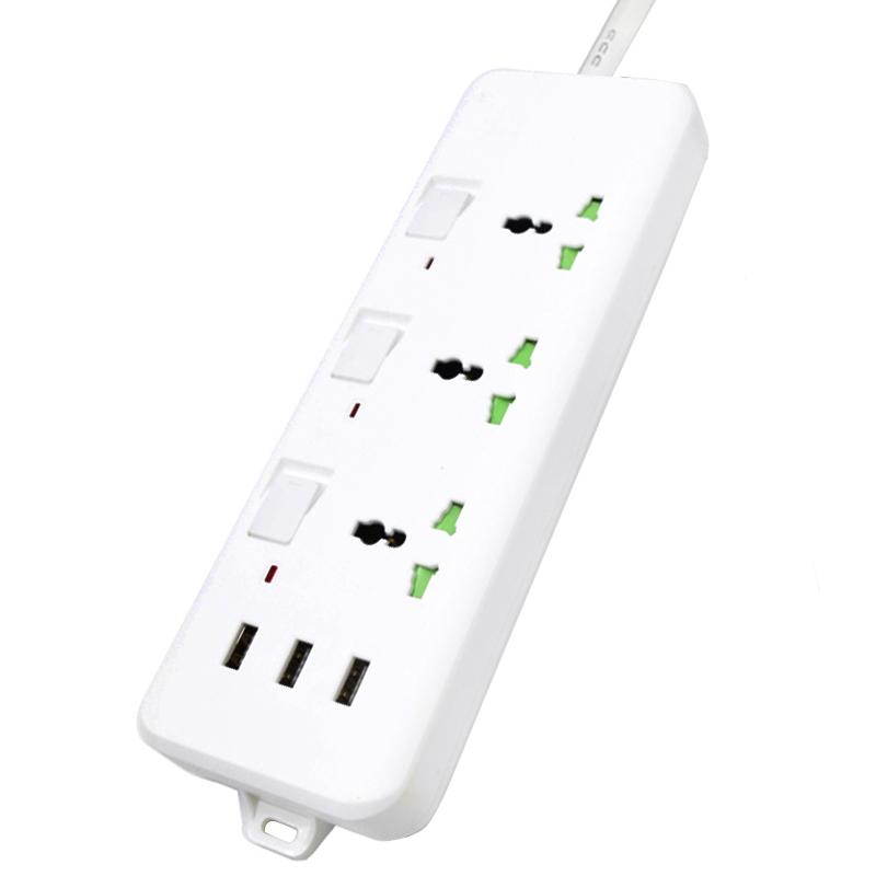 Многофункциональный удлинитель с 3 розетками, 3 USB-портами для зарядки и шнуром длиной 2 м, вилка для ЕС/Великобритании/Израиля
Многофункциональный удлинитель с 3 розетками, 3 USB-портами для зарядки и шнуром длиной 2 м, вилка для ЕС/Великобритании/Израиля